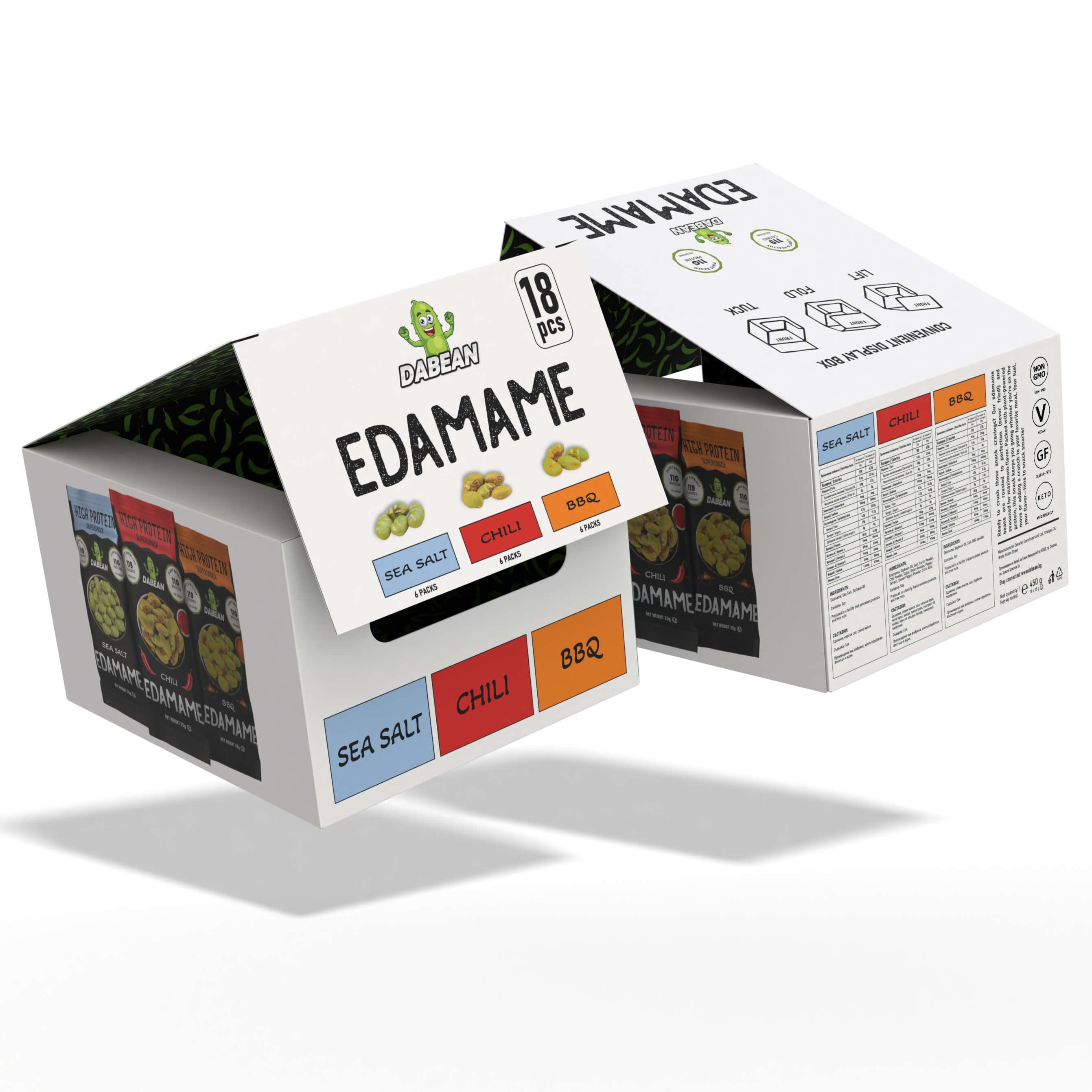 Печено едамаме от dabeanbg, микс от вкусове